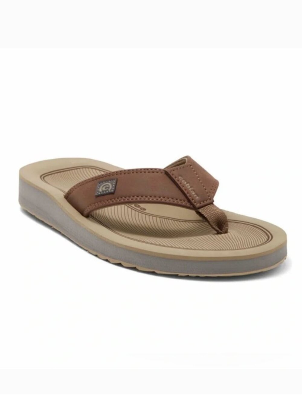 Cobian Seaway Flip Flops Sandals Brown Size 10 NEW